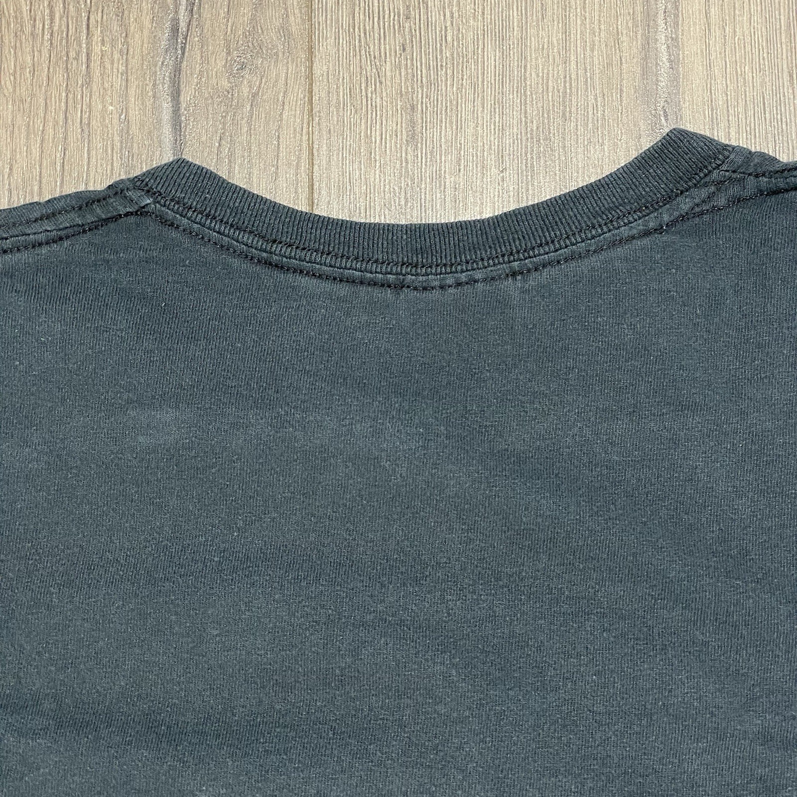 Vintage Y2K Vegan T Shirt Gilden Adult Size Small Black Animal Vegetable Graphic gallery