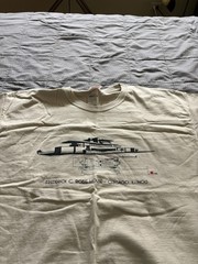 Frank Lloyd Wright Frederick C Robie House “Hanes Beefy-T” 2XL Beige/Tan T-Shirt