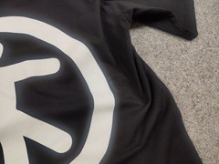 AELIZA studio Design unique collection Oversized Logo Black Shirt