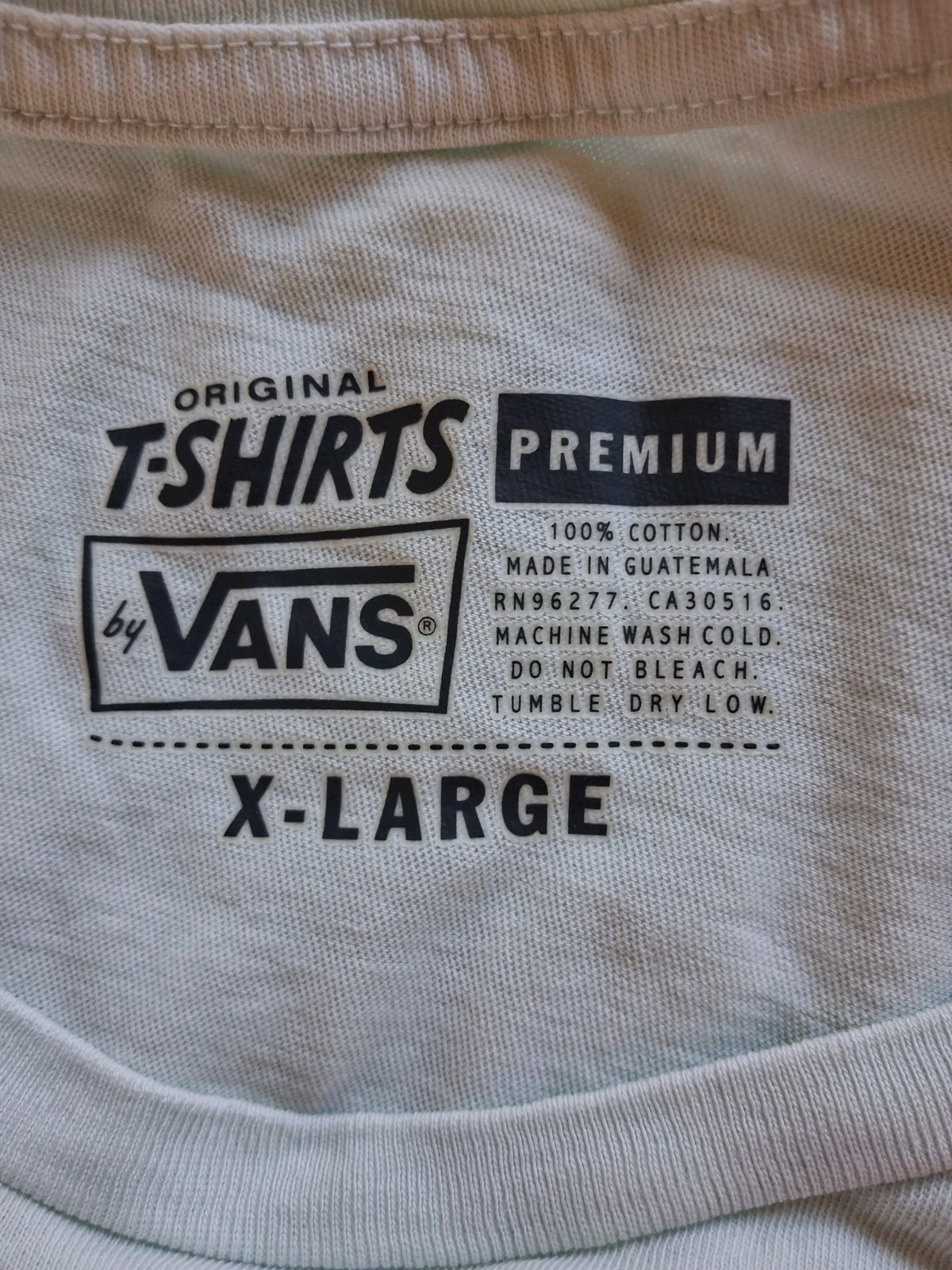 Vans New Mens Light Mint Fashion Graphic Print Short Sleeve Shirt Size XL gallery