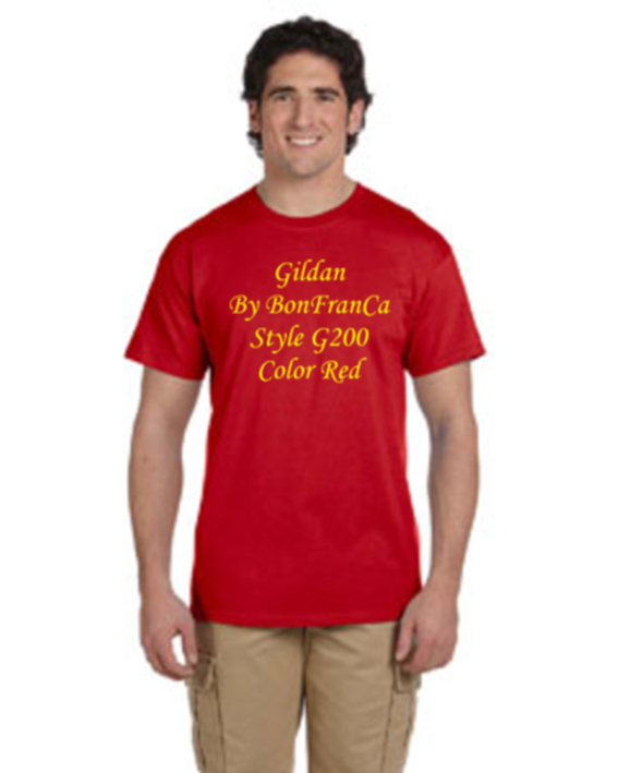 Gildan G200T Safety Green Ultra Cotton T-Shirt G2000T XLT 2XLT 3XLT Verde Z7 gallery