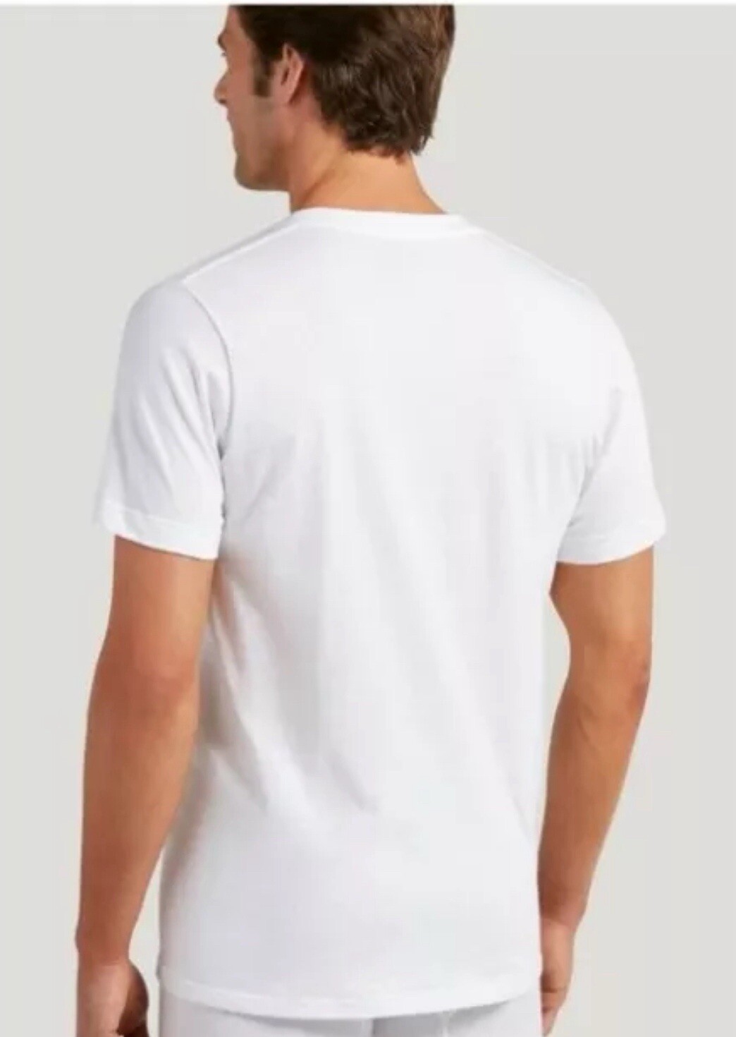 Jockey Mens Tall Man Classic V-Neck 2 Pack 2XLT T-Shirts 100% Cotton Brand New gallery
