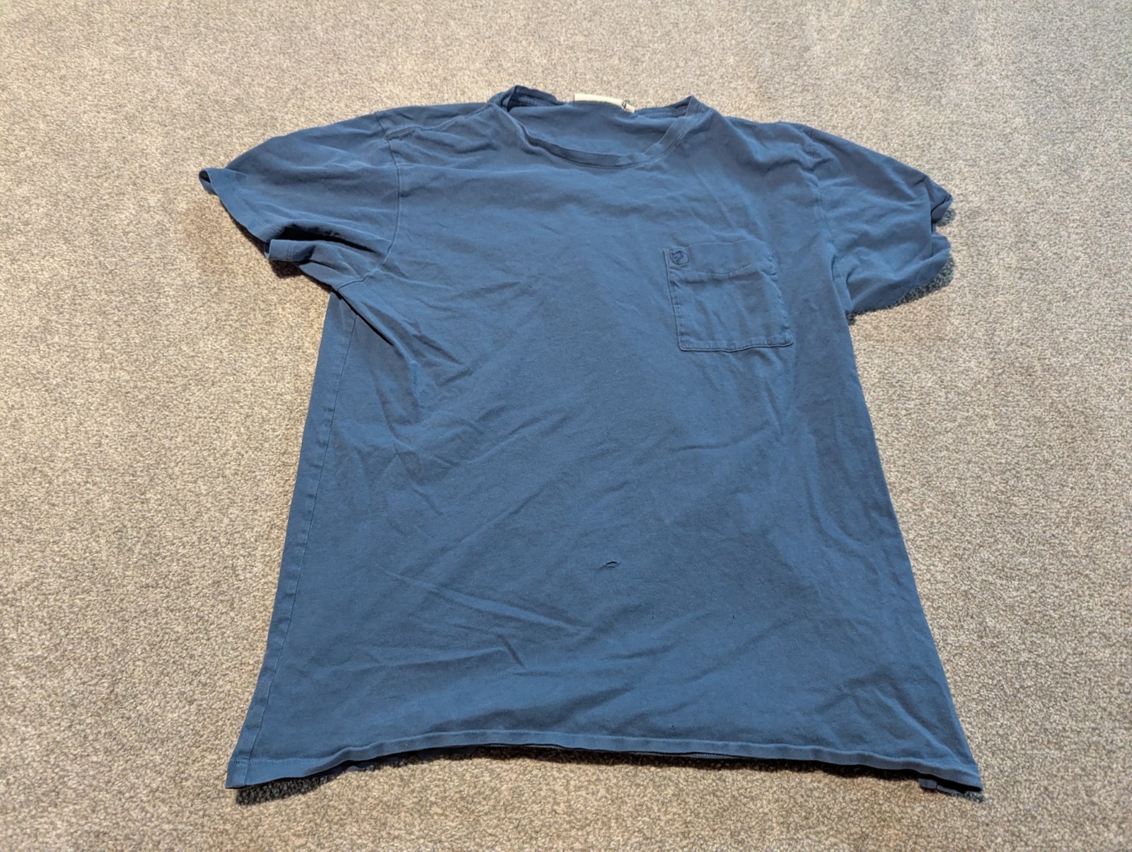 Fjallraven Shirt Mens Large Blue Ovik Pocket T-shirt gallery