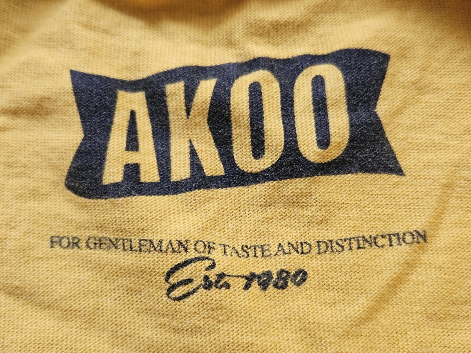Vintage Men's 100% Authentic Akoo T-shirt 100% Cotton Made in India Size 2XL 90s gallery