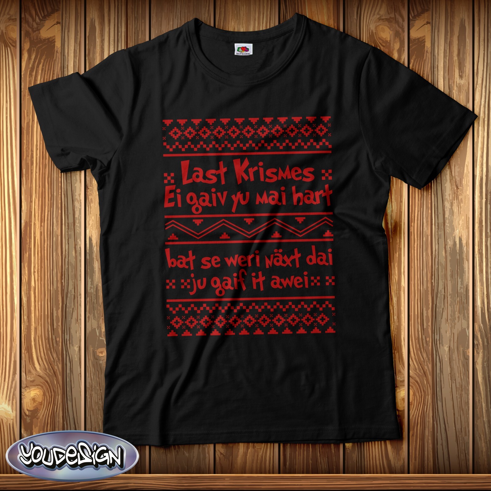 Last Christmas Krismes T-shirt shirt fun shirt gift cult Christmas Noel