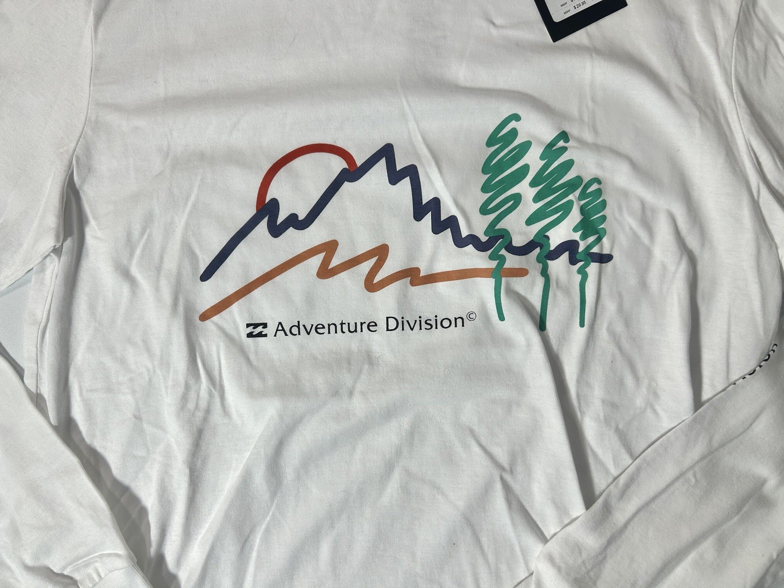 NWT S Billabong Adventure Division Scribble Forest Outdoor Long Sleeve Shirt gallery