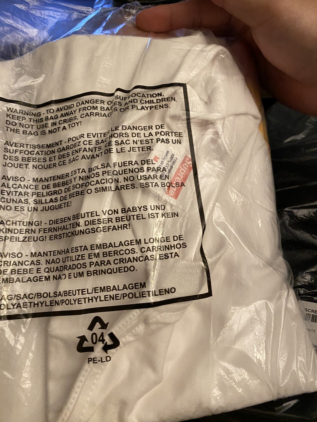 Supreme Mendini Tee White Size M New 100% Authentic SS16 gallery