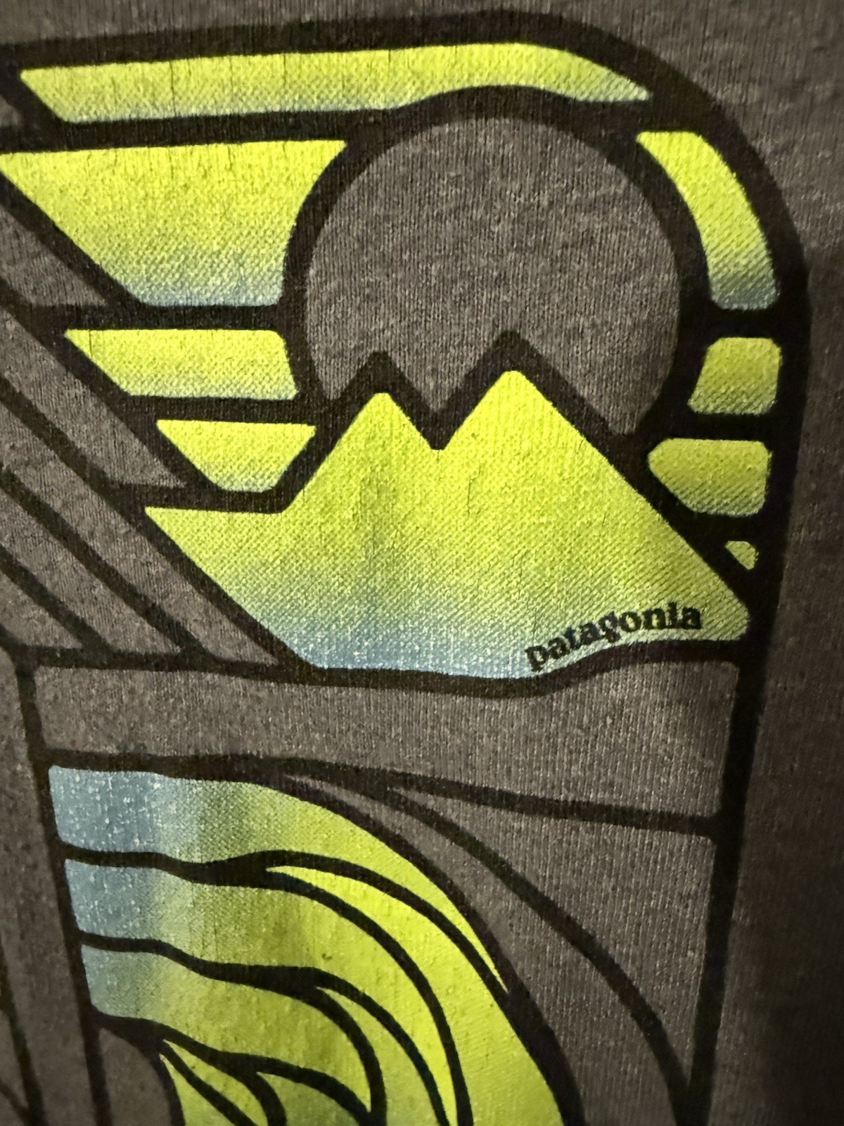 Patagonia Men's Live Simply Landscape Responsibili-Tee in drifter grey XL gallery