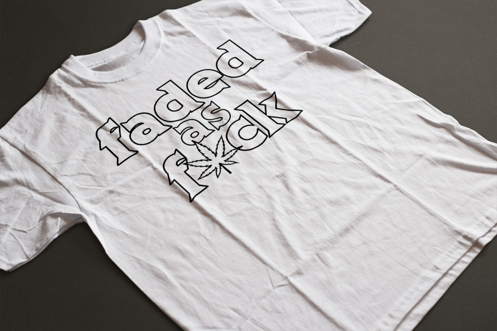 Funny 420 Smoker Gift T-Shirt. White. Faded College Shirt. 90s Music Band S-XL gallery