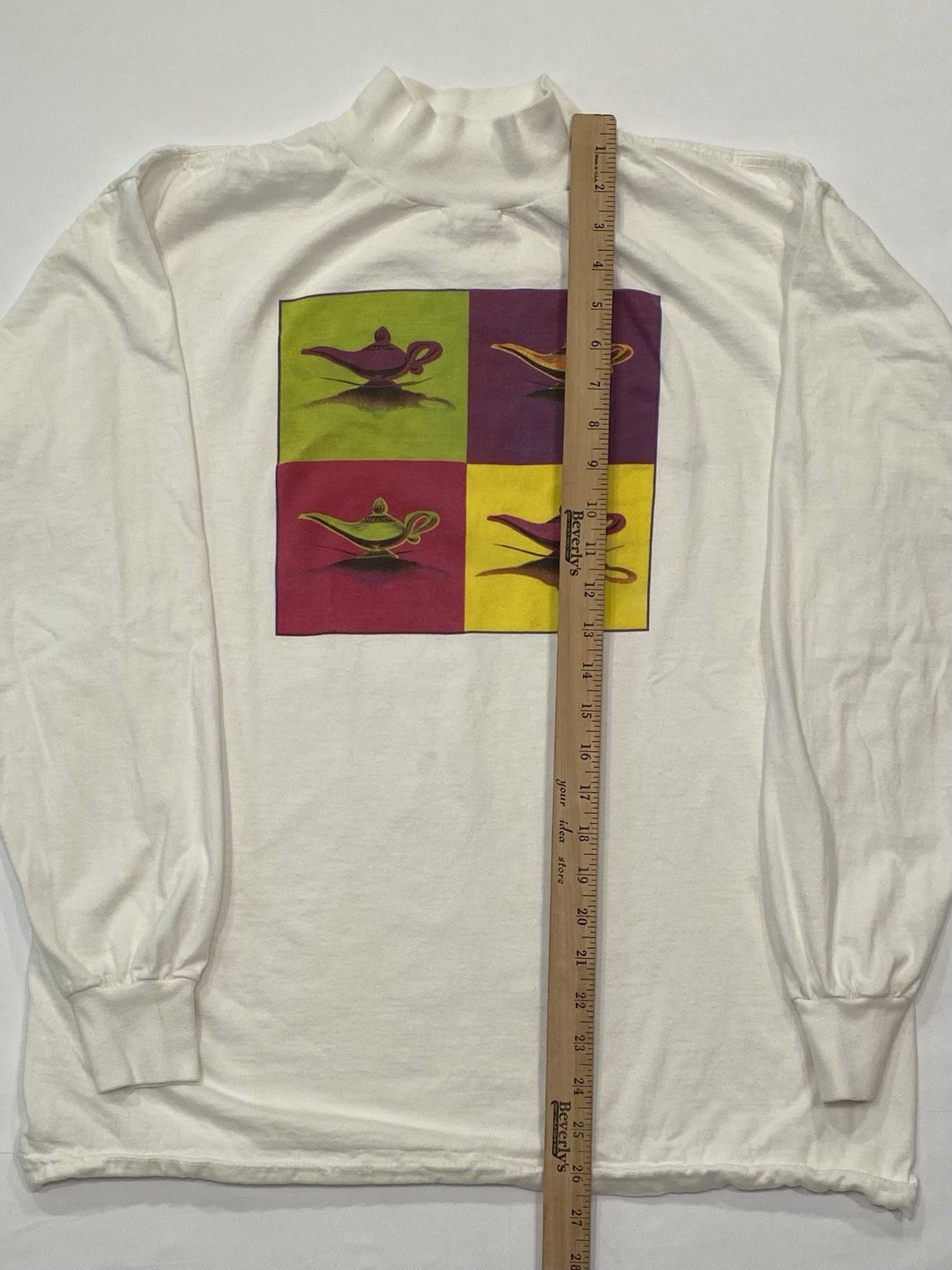 Vintage 1992 MoMa Aladdin Museum Of Modern Art NYC Turtleneck Sz L GRAIL RARE gallery