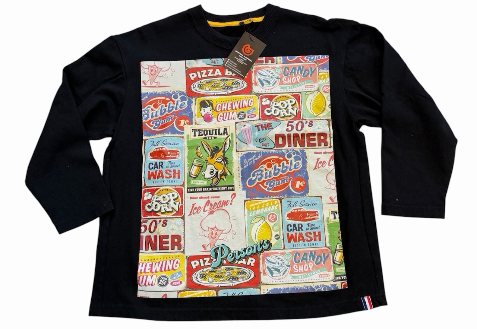 Nobuo Ikeda Japan Graphic Long Sleeve Shirt Pop Art Retro Print gallery