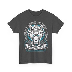 Cloudy Wolf Midgar Motor Unisex T-Shirt. Final Fantasy VII Video Game.