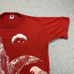 VTG 80s Russell Athletic Eagle AOP Graphic FOE Shirt – Mens Medium M