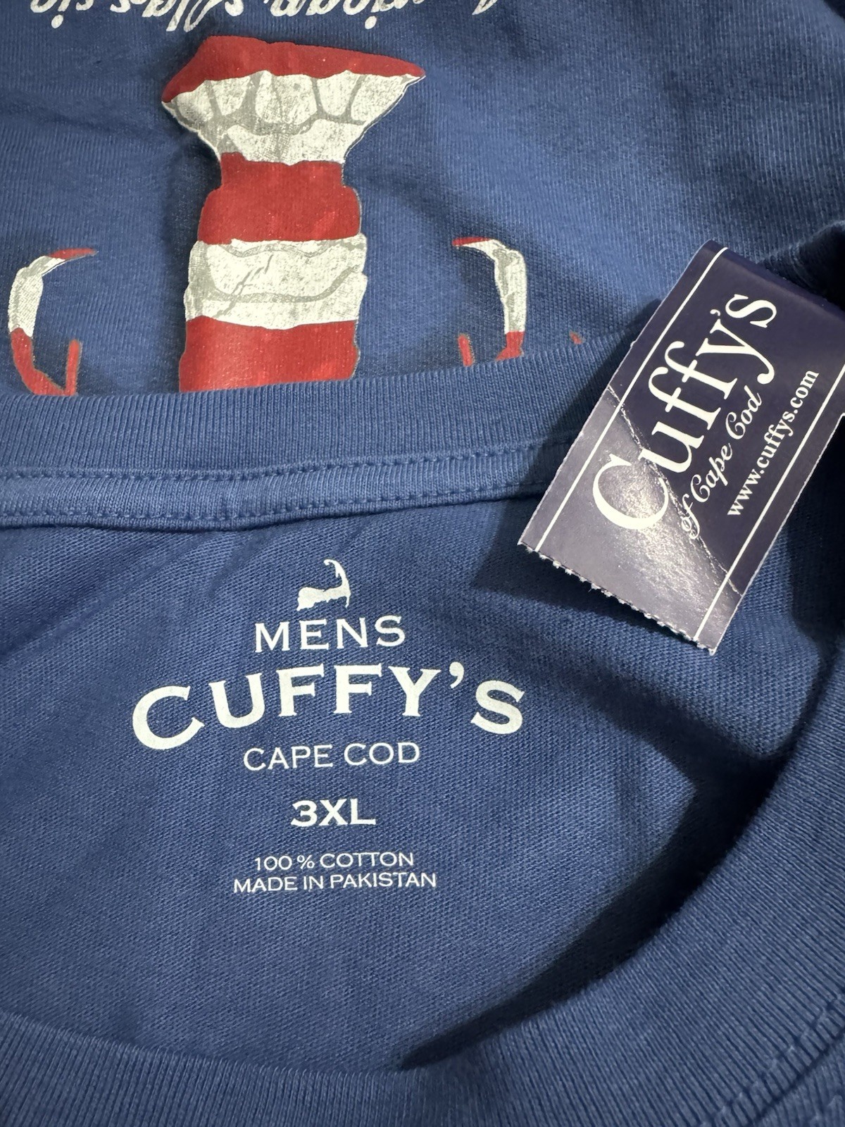 Cuffy’s Men’s Cape Cod American Classics Lobster Size 3X - NWT gallery