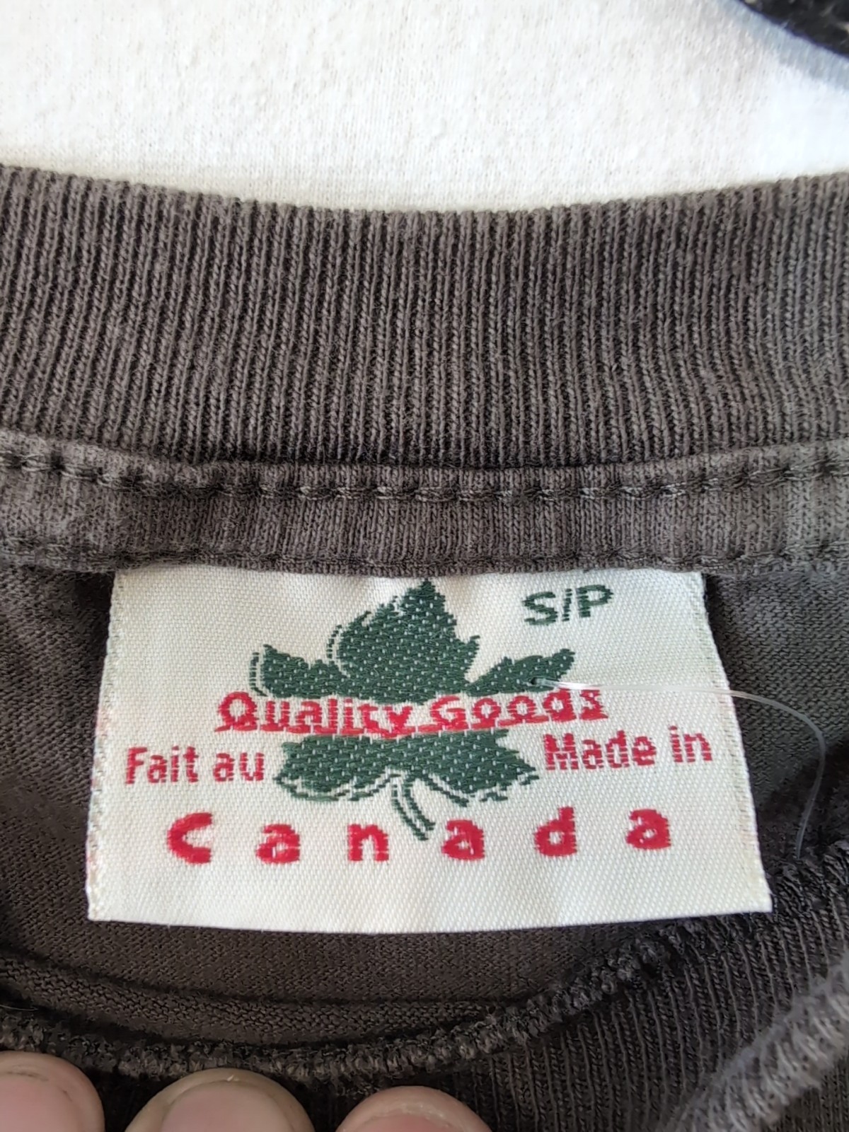 *Distressed* Quality Goods Canada S Embroidered Moose Them Tshirt Green gallery