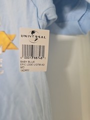 Universal Orlando Epic Universe Opening Team Member Baby Blue Shirt Medium NWT