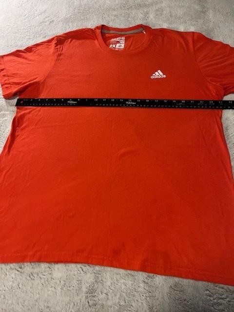 Adidas Shirt Mens 2XL Red Go-To Performance Tee Short Sleeve Athletic Cotton gallery