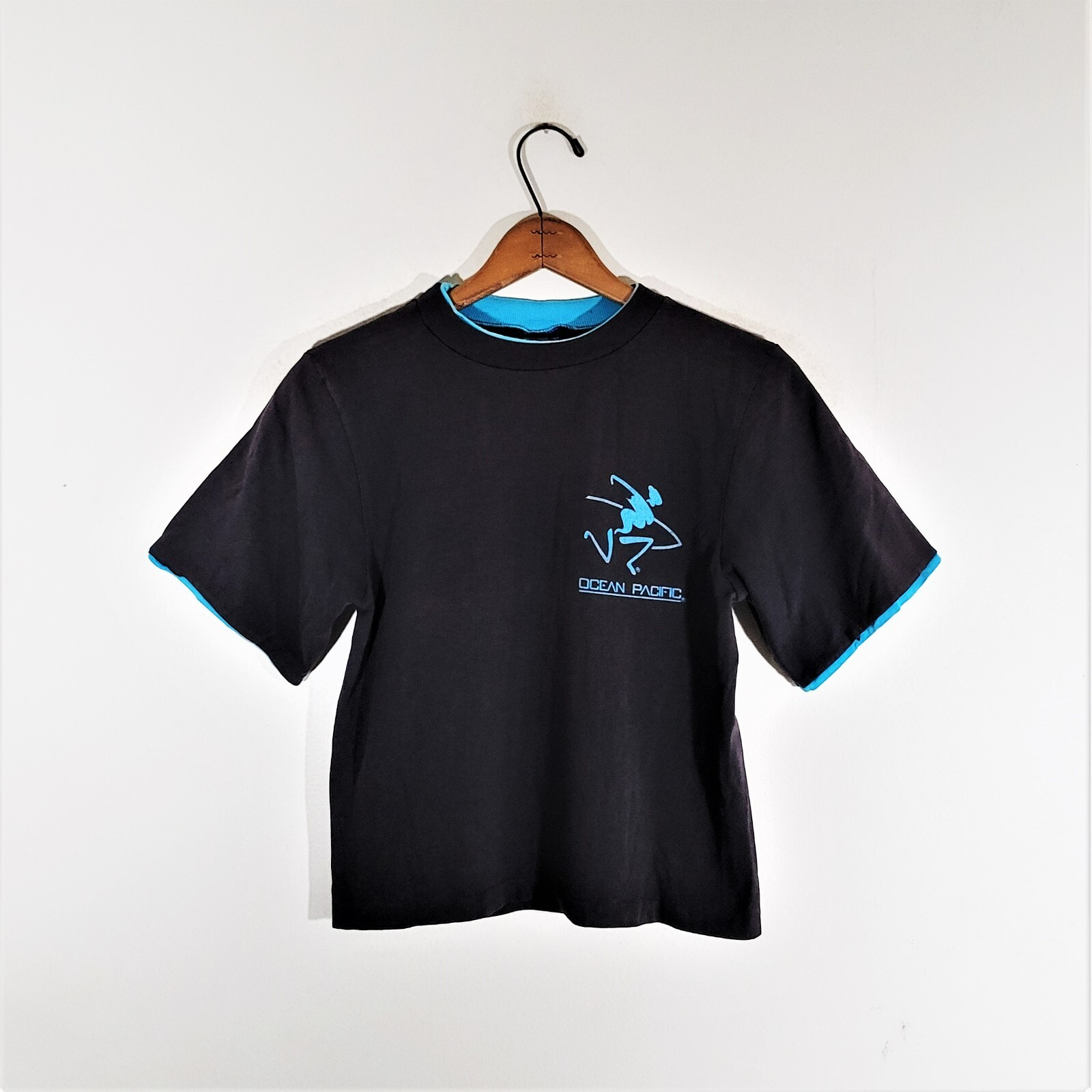 Vintage 80s Ocean Pacific T Shirt Vtg 1989 Psychedelic Surf Skate OP Tee USA S gallery