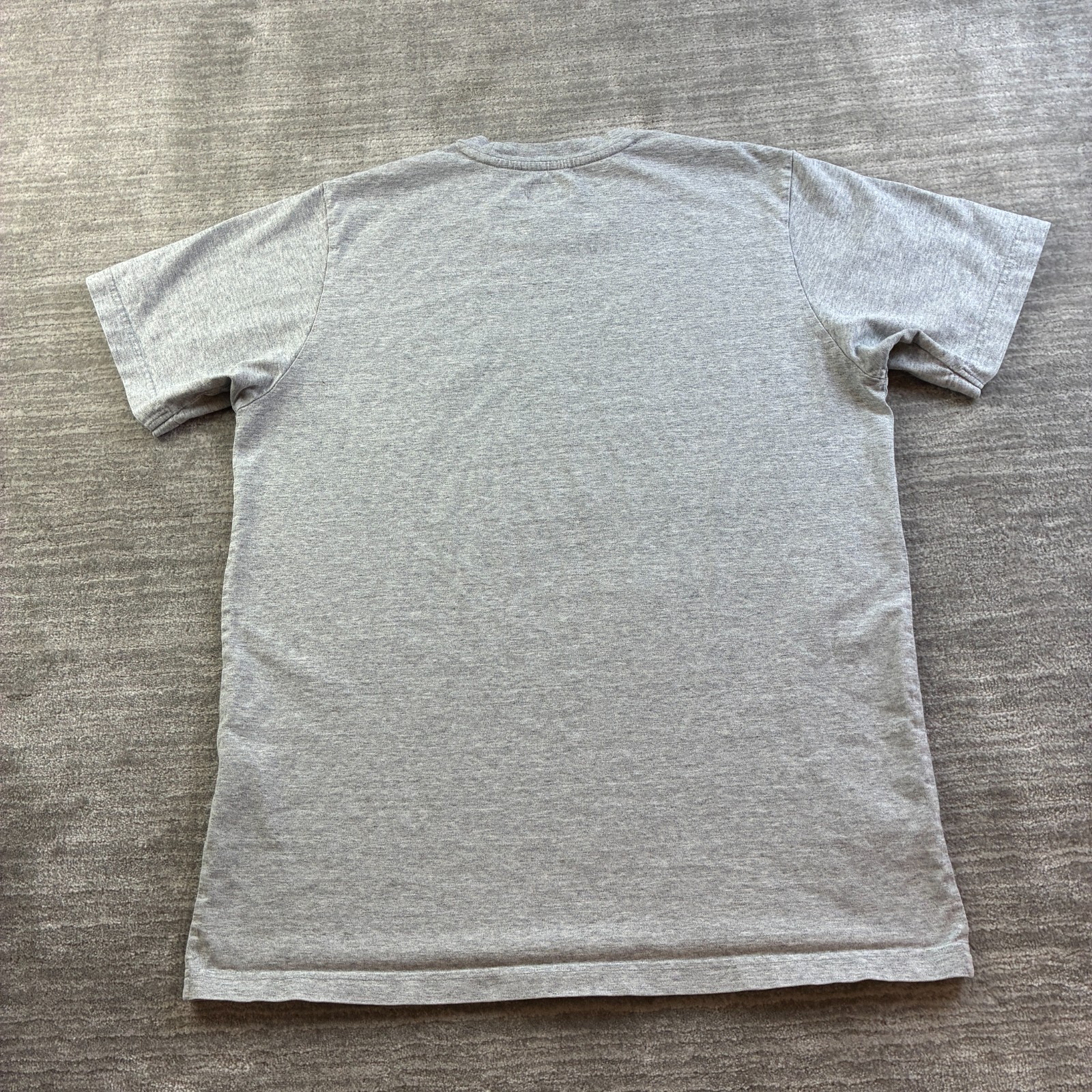 Supreme Shirt Mens Size Large Heather Gray Small Box Logo Cotton USA Made Tee gallery