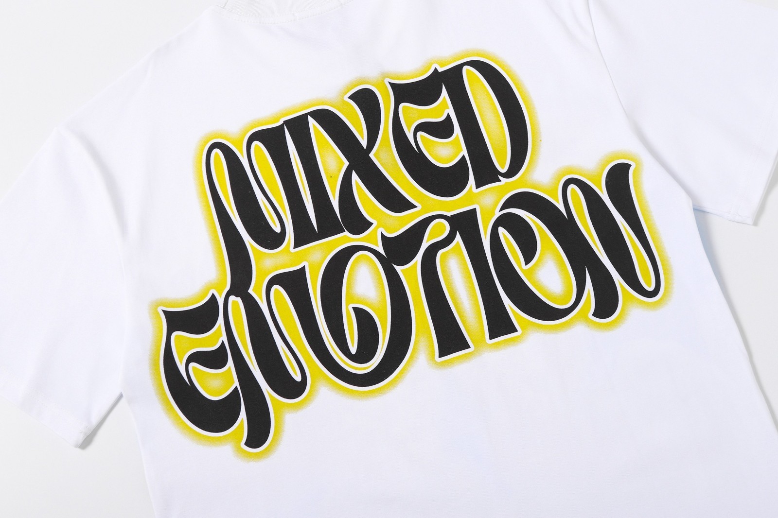 Mixed Emotio Graphic Tee Shirt white Short Sleeve S-M-L-XL gallery