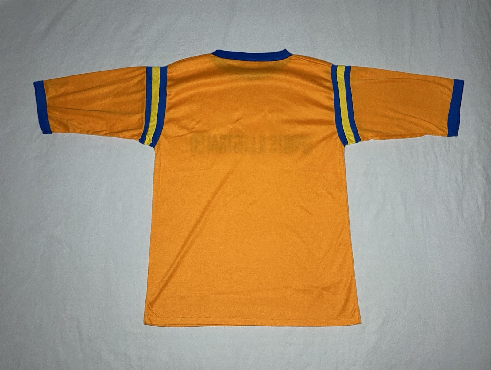 1970’s Sports illustrated Raglan Ringer Tee XL Orange Blue Vintage Retro gallery