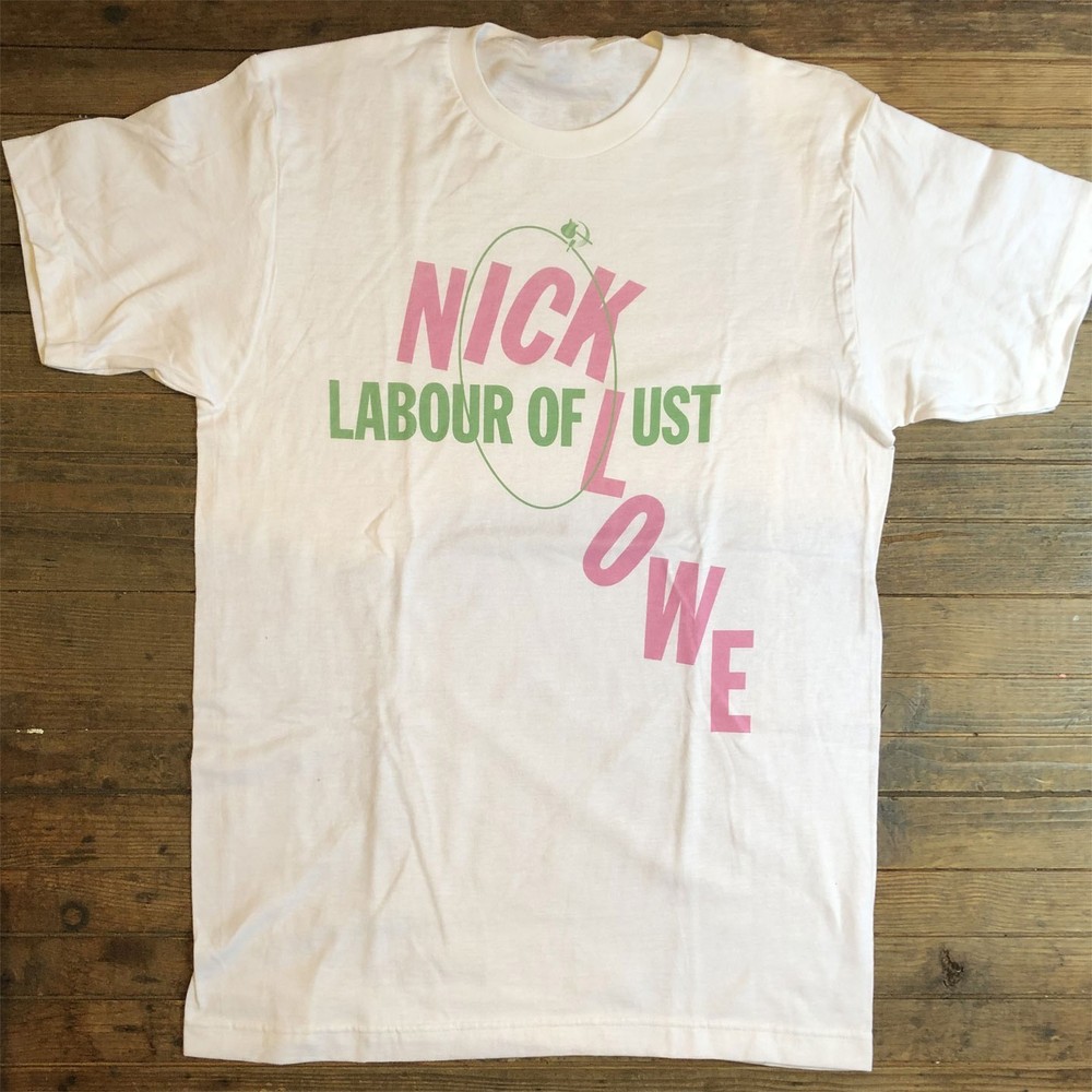 Labour Of NICK LOWE 1 Side Classic Shirt White All Size S-5XL 1J0576