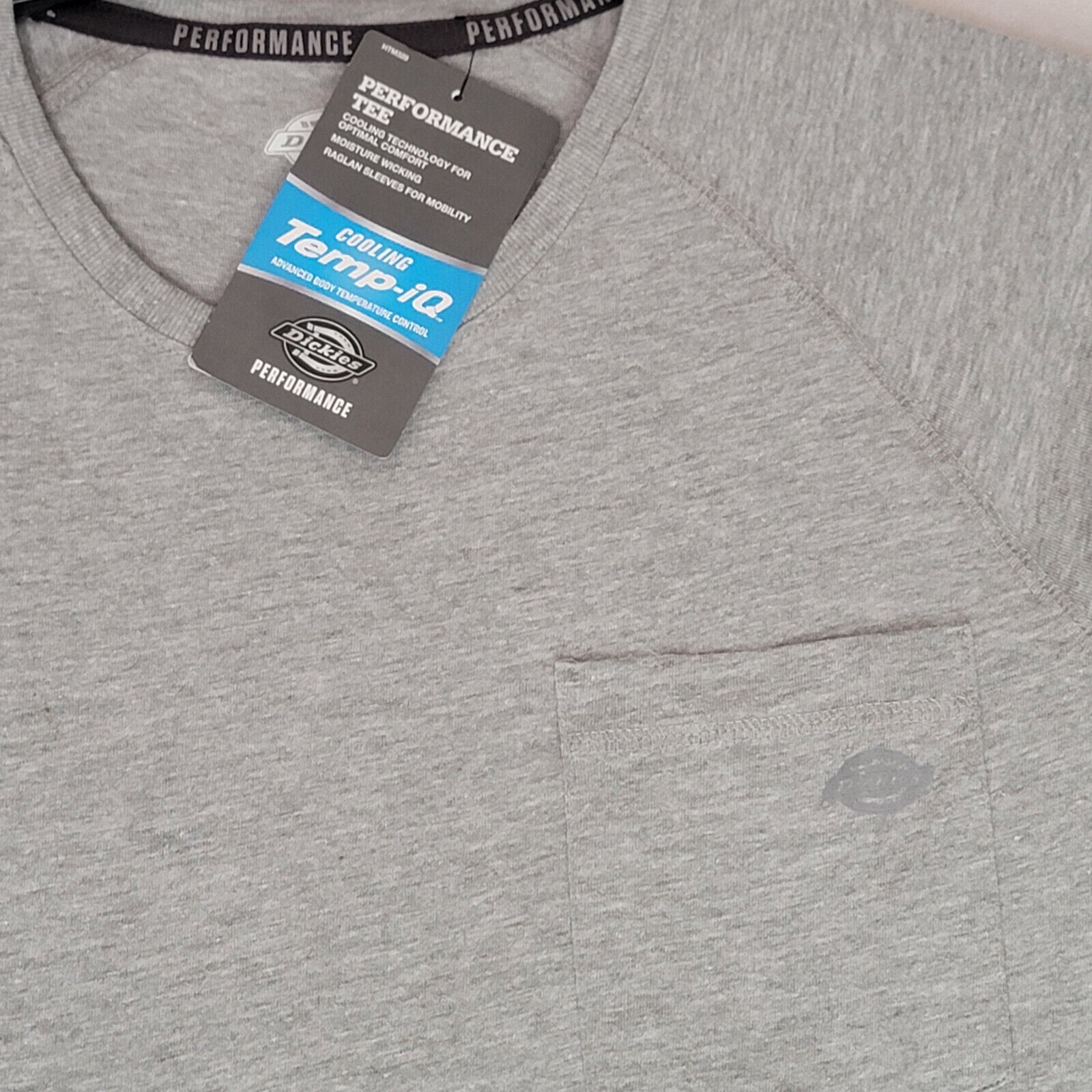Dickies Shirt Mens Medium M Gray Lightweight Work Wear Outdoors Pocket Tee NWT gallery