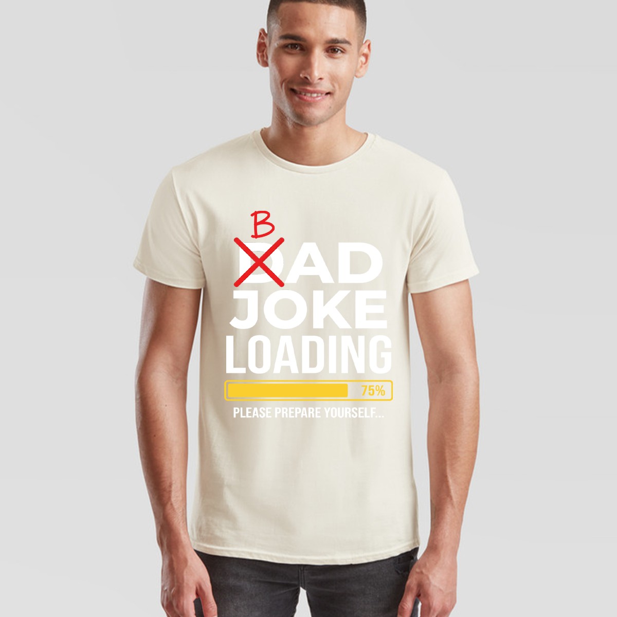 Dad Joke Loading Mens T Shirt Fathers Day Daddy Funny Bad Joke Tee Gift Top gallery