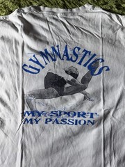 Vintage Dicks Sporting Goods “Gymnastics Is My Passion” Graphic T-shirt Size XL!
