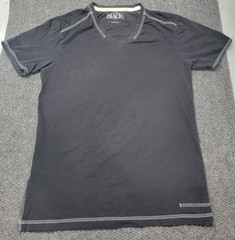 Buckle – Men’s T- Shirt – Black – Large – V Neck – Casual