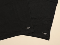 Tommy John – 2 Cotton Stretch Stay Tucked CrewNeck Undershirts – Black – Large