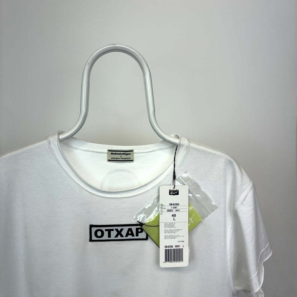 Onitsuka Tiger x Andrea Pompilio Embroidered Box Logo Chenille Logo T-Shirt L gallery