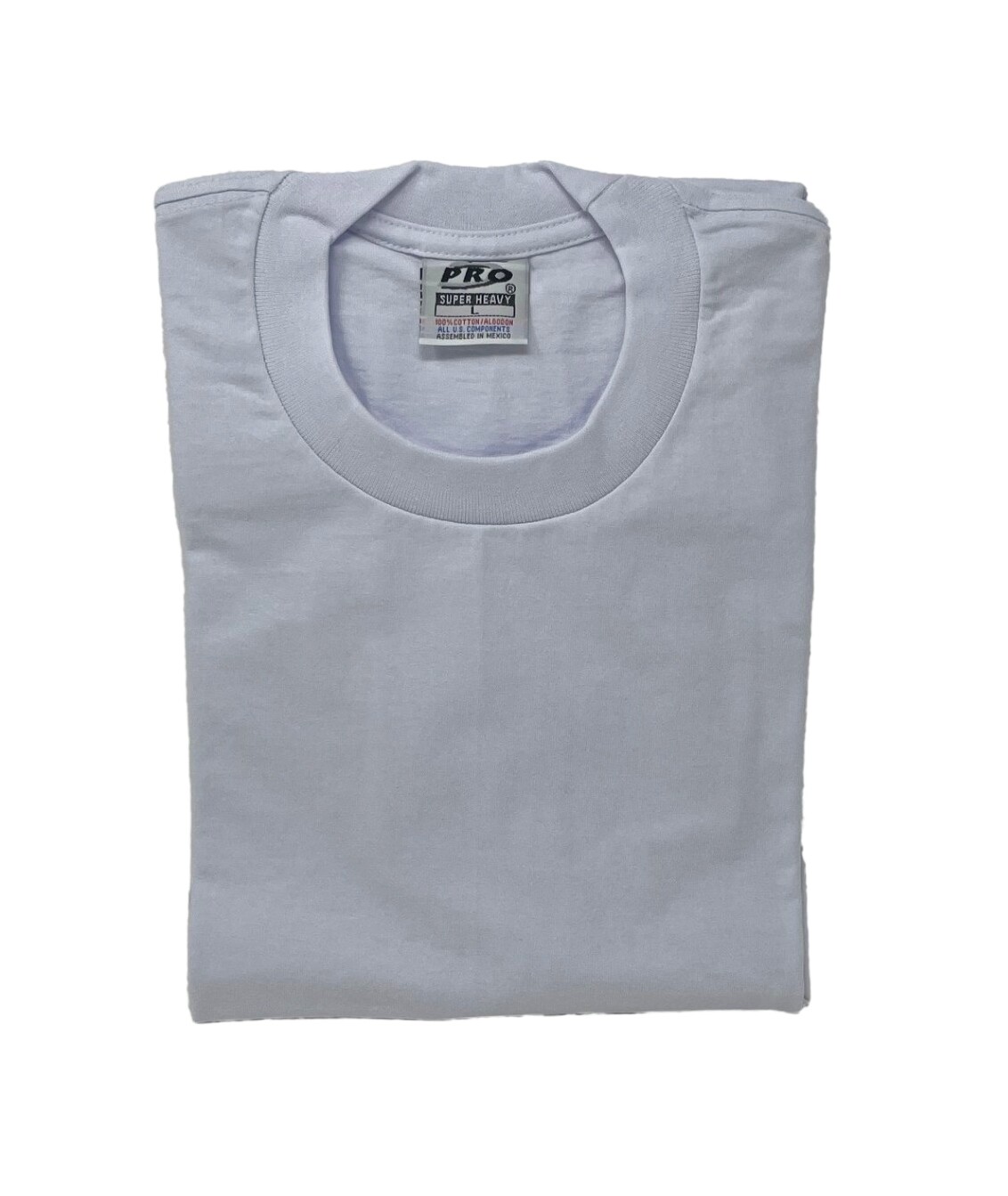 WHITE Pro5 Heavy Duty Crew Neck Men's T Shirt Short Sleeve 100% Cotton M-XXL gallery