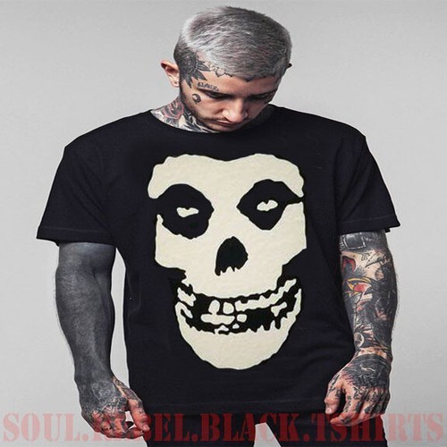 MISFITS HORROR PUNK (FACE OFF WHITE) PUNK ROCK T SHIRTS gallery