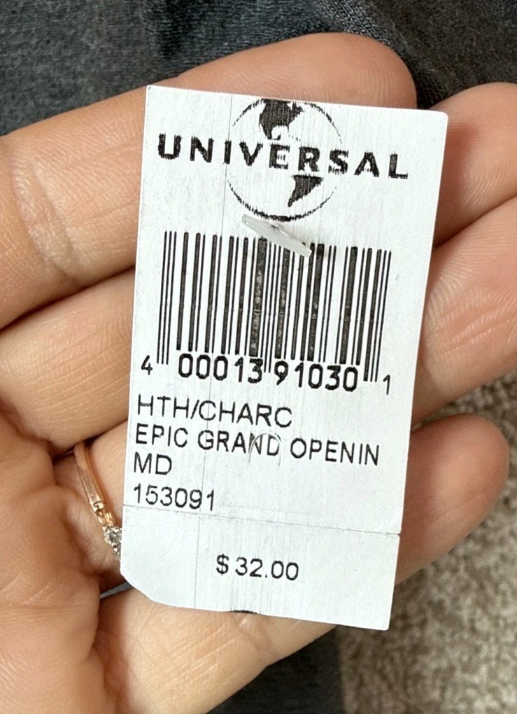 Universal Studios Epic Universe Opening Day T-Shirt Adult Size Medium Gray NEW gallery