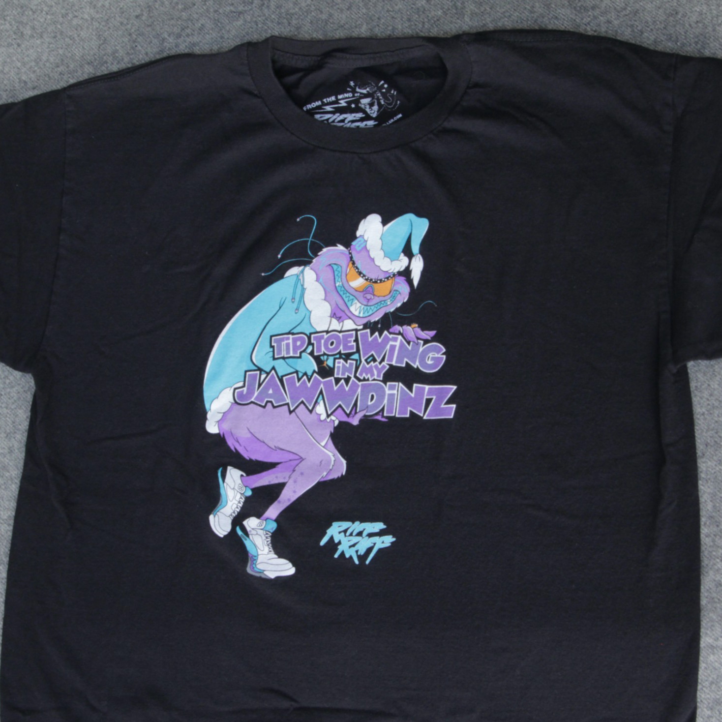 RiFF RAFF T Shirt L Jody Highroller Jawwdinz Merch Grinch EDM Trap Rap Band Tee gallery