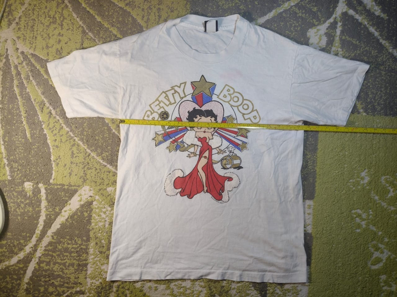 Vtg 90s Betty Boop Star Graphic Tee Diamond Dust Michael T-Shirts USA Sz Medium gallery