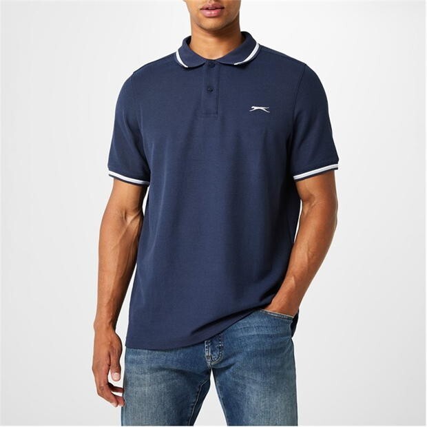 SLAZENGER POLO SHIRT T SHIRT PIQUE GOLF TENNIS S M L XL XXL 2XL 3XL 4XL gallery