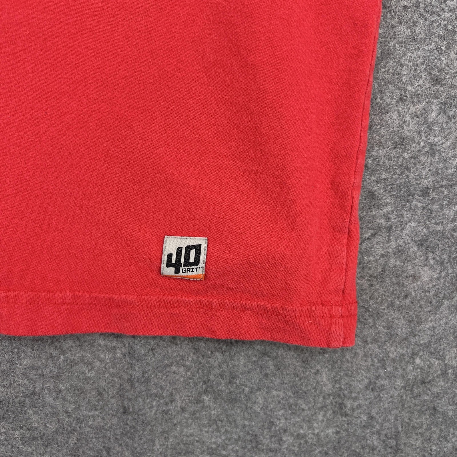Duluth Trading 40 Grit Shirt Mens XL Red Henley Short Sleeve Cotton Standard Fit gallery
