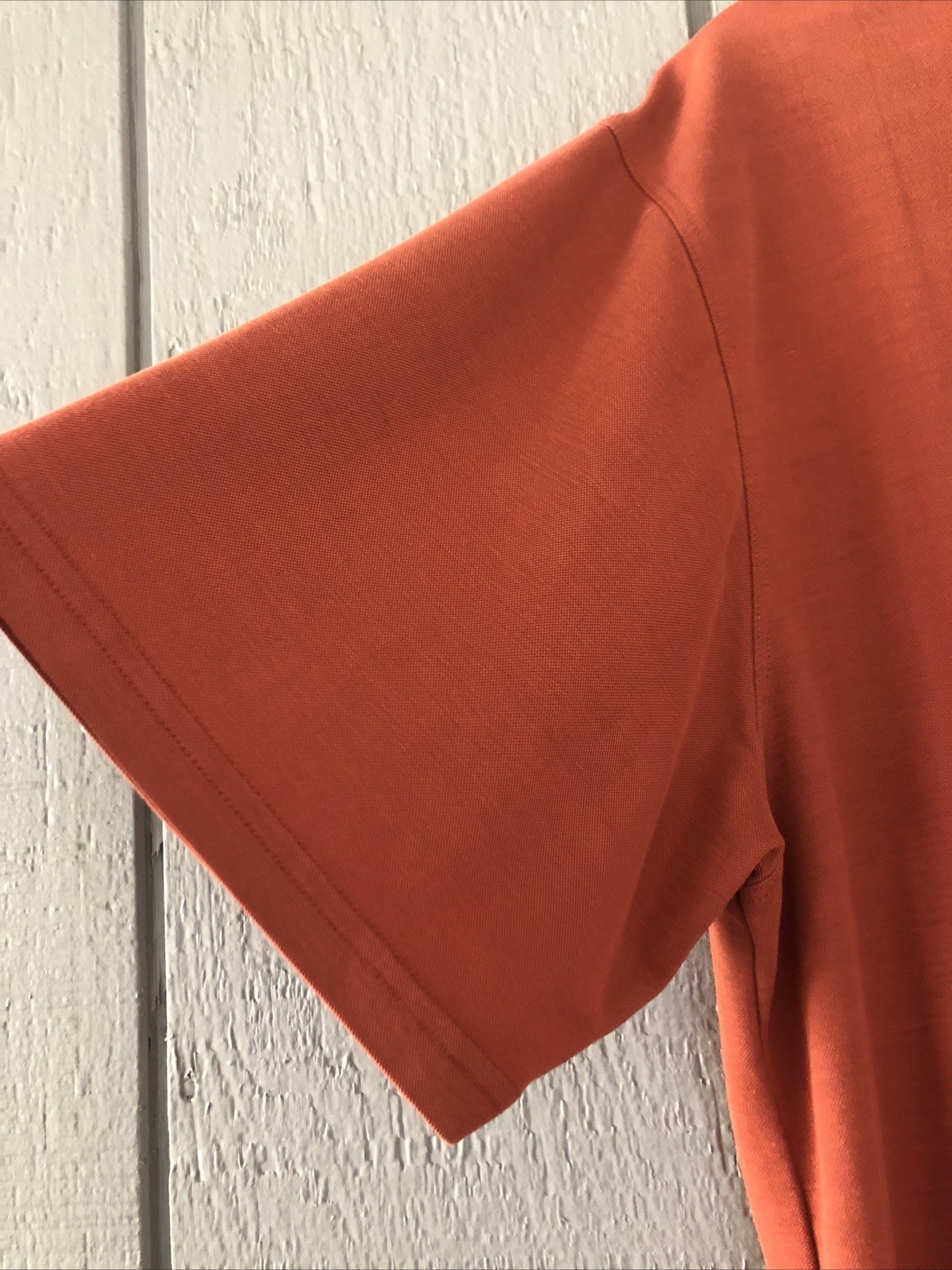 I'm Brian Mens T Shirt Rust Orange Made in Italy 55% Rayon Tee Size XL Quality!! gallery