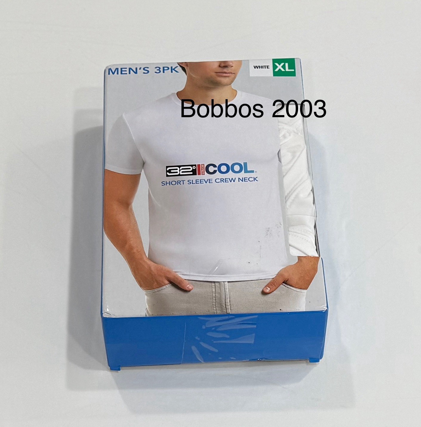 32 Degrees Cool Men's 3 Pack Short Sleeve Crew Neck Shirt, White, Size XL gallery