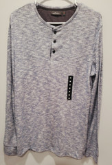 Marc Anthony Mens Slim Fit Long Sleeve Shirt Medievil Blue, Size Medium