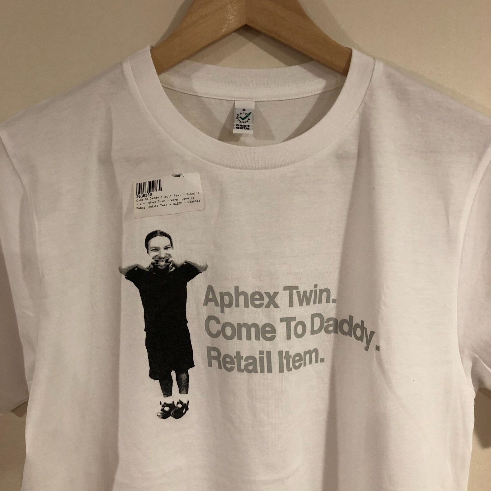 100% Authentic 2018 Aphex Twin Come To Daddy T-shirt Size S Small Retail Item gallery