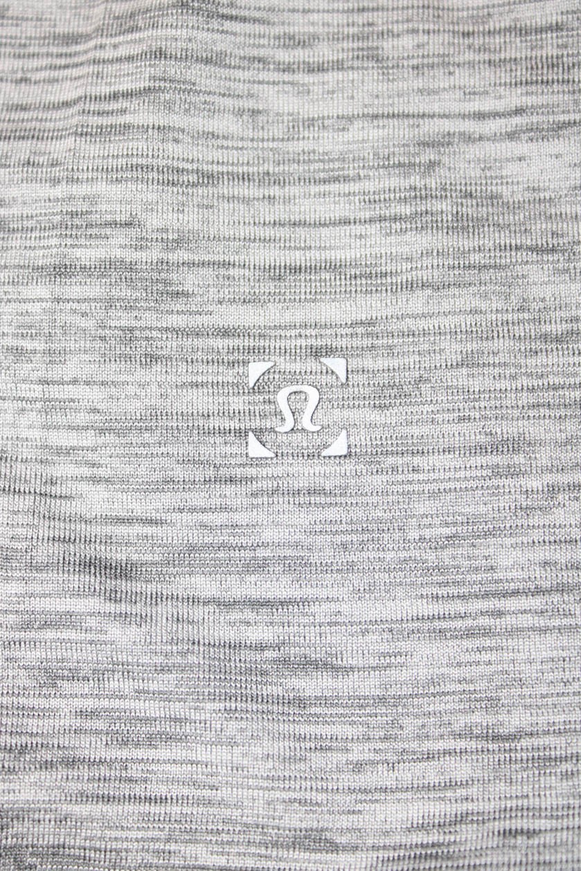 Lululemon Mens Gray Nylon Blend Crew Neck Short Sleeve T-Shirt Size S gallery