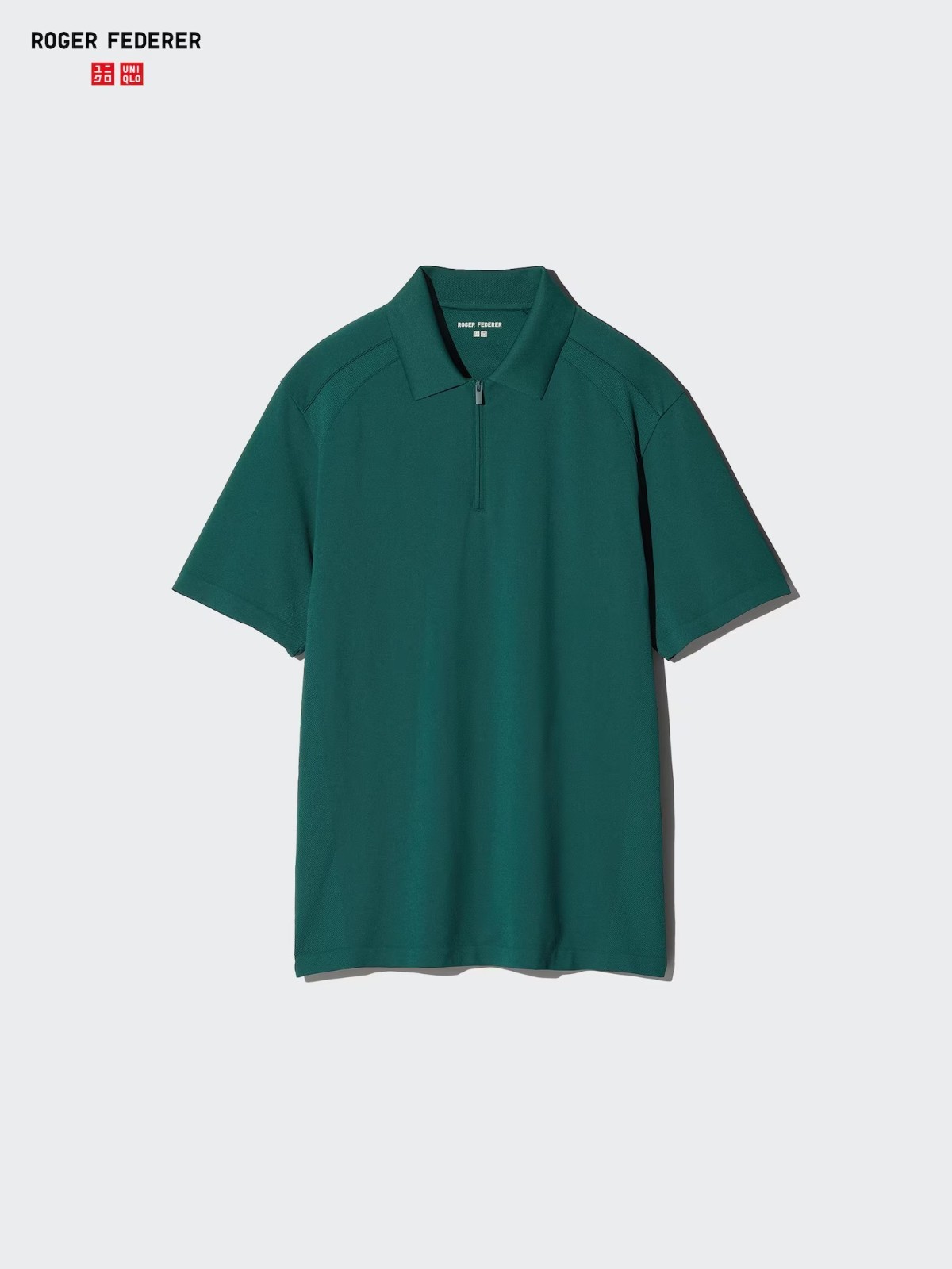 UNIQLO x ROGER FEDERER XS-4XL Dry-EX Half-Zip Polo Shirt Men 3 Colors 482306 NWT gallery