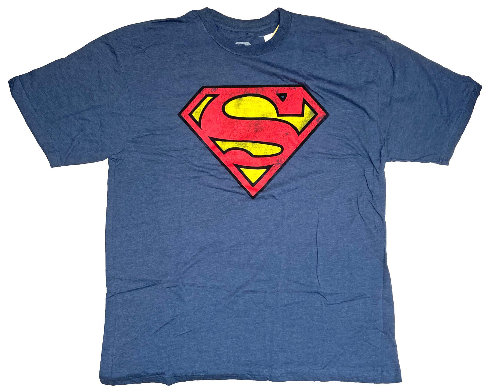 DC Comics Superman Logo Men's Navy Heather Big & Tall T-Shirt New gallery