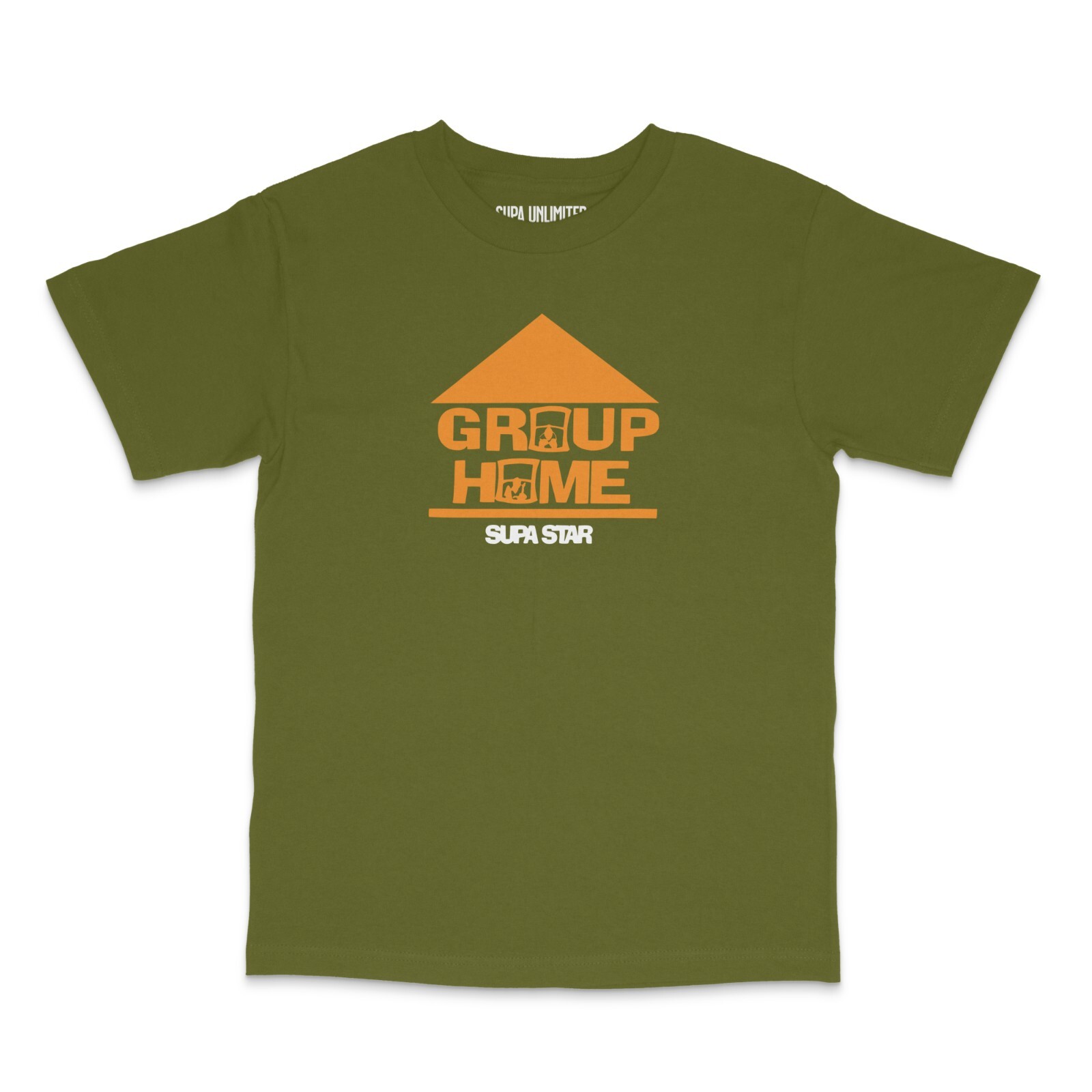 Black T-Shirt Urban Hip Hop Group Home Supa Star Men's Streetwear Graphic Design gallery