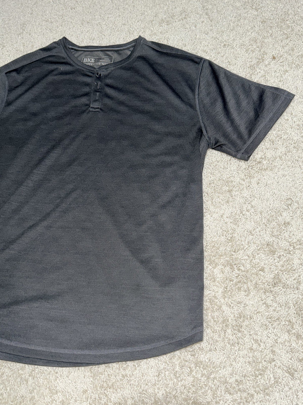 BKE Performance Shirt Mens Size XL Grey Workout Gym Lightweight Comfort gallery