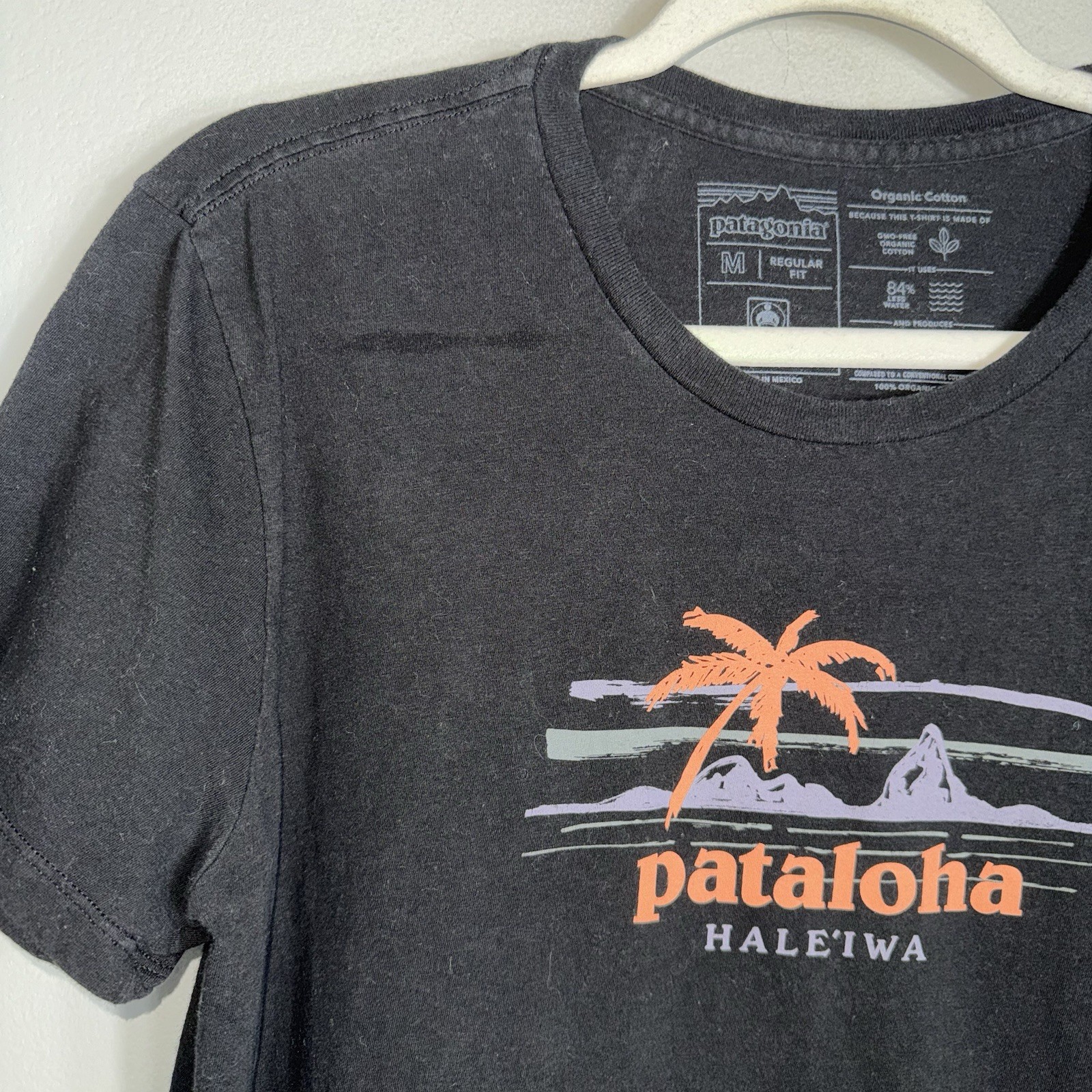 Patagonia Pataloha Short Sleeve T Shirt-Black-Organic Cotton-Medium gallery