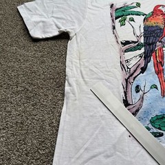 VINTAGE HERING PENTEADO PARROT BIRD SINGLE STITCH T-SHIRT XG